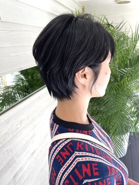 オーロ(ORO) 丸型、卵型、四角、ベース、逆三角形綺麗めＡラインボブショート