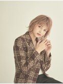 ボブ/カーキグレージュ/マッシュショート/大人かわいい[新宿駅]