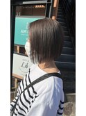 【Lib】顎ラインミニボブ×前髪なし