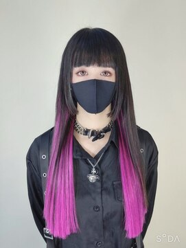 ウィット アンド ラファム Wit &La Famme オシャレが際立つインナーカラーエクステ