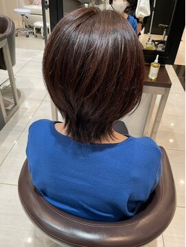 ミューズ 新浦安店(HAIR&NAIL MUSE) ユニセックスうるツヤミルクチョコレート大人マニッシュショート