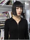 切りっぱなしボブ