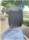 【ルイstyle】切りっぱなしパツン！ボブの矯正ストレート