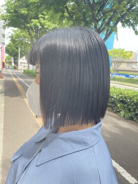 ロエネ(LOENE) 【ルイstyle】切りっぱなしパツン！ボブの矯正ストレート