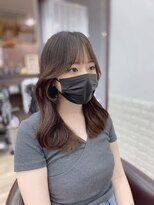 ラクシア(LucxiA) 韓国カット/韓国ヘア/くびれ/レイヤーカット/小顔ヘア/前髪