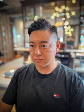 リバレッジ 広尾(Leverage) 海外七三スキンフェード