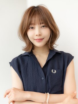 エースハバナ 渋谷(1 HAVANA) 20代30代大人かわいいレイヤーカット/シルキーベージュ/ひし形