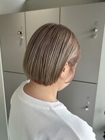 エイト 沖縄豊崎店(EIGHT toyosaki)&nbsp;【EIGHT 豊崎】お客様スタイル_［ピンクベージュボブ］