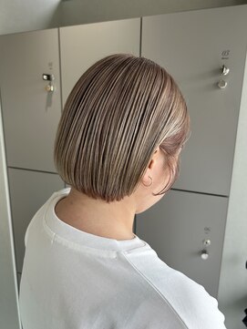 エイト 沖縄豊崎店(EIGHT toyosaki) 【EIGHT 豊崎】お客様スタイル_［ピンクベージュボブ］