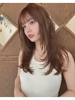 ブリンク(blink)&nbsp;ブラウンベージュロングレイヤー