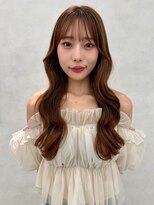 エジョン 幡ヶ谷店(Aejon)&nbsp;レイヤーロング/ヘルシースタイル/韓国ヘア/ベビーピンク/新宿