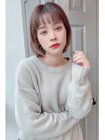 アミ 四条烏丸店(amie)&nbsp;【natural】オン眉ボブ