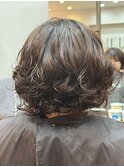 ミディアムパーマゆるふわ
