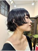ミニボブ/パーマ/ボブパーマ/前上がりボブ/表参道/原宿
