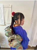 ポニーテールヘア