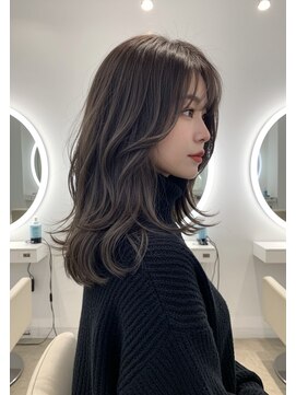 エル 新小岩(elu) 美髪/ワイドバング/レイヤーカット/くすみベージュ/新小岩駅