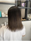 ナチュラルストレートボブ×グラデーション