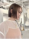 切りっぱなしボブ