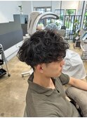 サーフカール/スパイキーショート/ブルーブラック/船橋