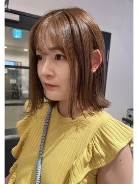 アーカイブ(archive) ブリーチなしベージュ × 外はねボブ archive垂水