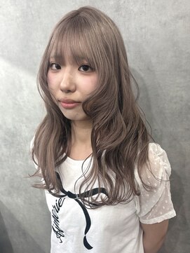 いろあそび 八王子 【ハイトーンカラー】ミルクティーベージュ