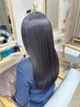 【リピーター続出♪】髪質改善ストレート+カット+TR ¥29500