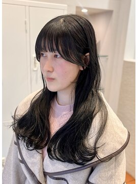 シュク 高円寺(SYUK) サイドバング/後れ毛/髪質改善/グレージュ【SYUK高円寺】kanna