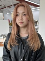 アム(am)&nbsp;オレンジベージュカラー/レイヤーカット