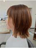 部分縮毛矯正のショートウルフ☆