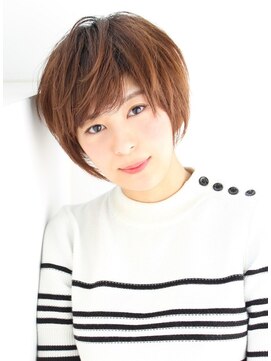 ワースホワイル(WORTH WHILE) アースカラーくびれヘアツートンカラーデザインカラー外国人風