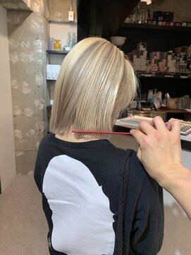 ペレ 原宿(PELE) 着物ヘア/大人ガーリー/ダークアッシュ/似合わせカット/原宿