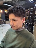 博多メンズツーブロックショート