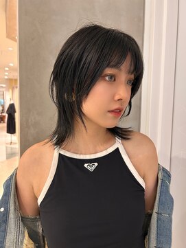 シアラ(ciala) 【清澄白河】レイヤーボブウルフ黒髪