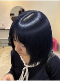ブルーカラー/ブルーブラック/ケアブリーチ/ハイトーン