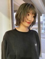 ラパンセ ブルー(LA PENSEE BLEU)&nbsp;伸ばしかけを楽しむ+抜け感mosgreen♪