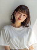 ハッシュカット/グレージュ/ツートンカラー/柏たなか
