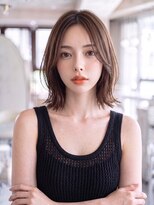 イルハバナ 渋谷(ill HAVANA)&nbsp;ザクザクレイヤーボブ＊顔周りレイヤーカット＊センターパート
