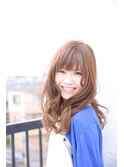 風になびく柔らかカール