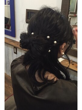 リノ(Lino) リボンハーフアップ☆