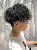 波ウェーブツイストパーマ