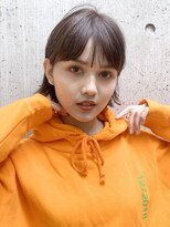 アイティー バイ アルバム 中野店(IT by ALBUM) シンプルボブ_ハイライトカラーセミウェットウェーブ_77227