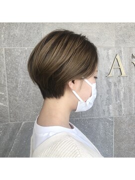 メゾン アヴァロ(Maison Avallo) お客様スナップ ハンサムショート/ハイトーンカラー