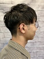 銀座マツナガ 新宿野村ビル店&nbsp;ツーブロック刈り上げセンターパート