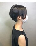 ハンサムショート×ダークグレー