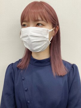 コード 四条河原町駅店(CHORD) 京都 河原町 くすみピンクカラー ハイトーンカラー