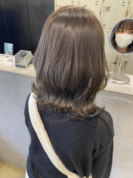 クリアーオブヘアー 本山店(CLEAR of hair) ブリーチなし艶オリーブベージュ