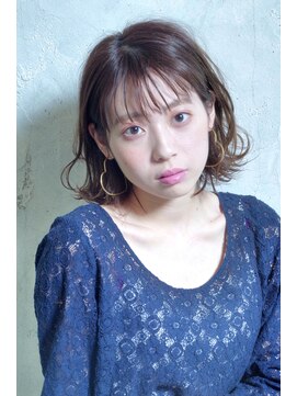 クシュ 所沢西口プロぺ通り(kusyu... ) カール×セミディ×シアーカラー×姫カット×ダークアッシュ