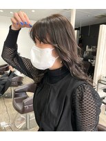 カミエ(kamie)&nbsp;＊シアグレージュ 透明感 ブリーチなしダブルカラー 神戸 三宮