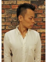 ワイズバーバー ギンザ  神田御茶ノ水店(Y's BarBer GINZA) メンズカット×メンズパーマ×アップバング<理容室>