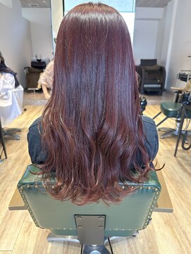 サラ(sarah) ダークワインレッド